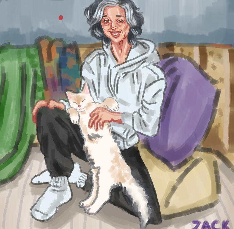 Mom & Cat